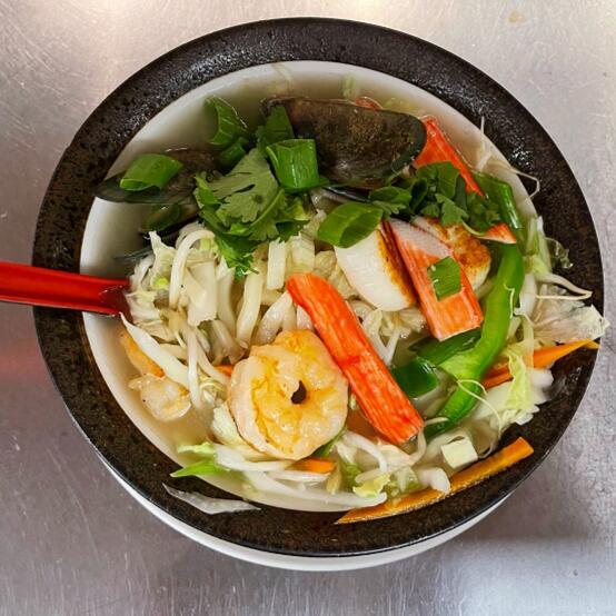 Seafood Udon Soup