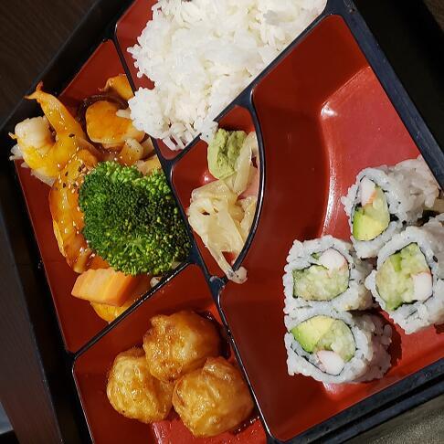 (L) Box Teriyaki Shrimp